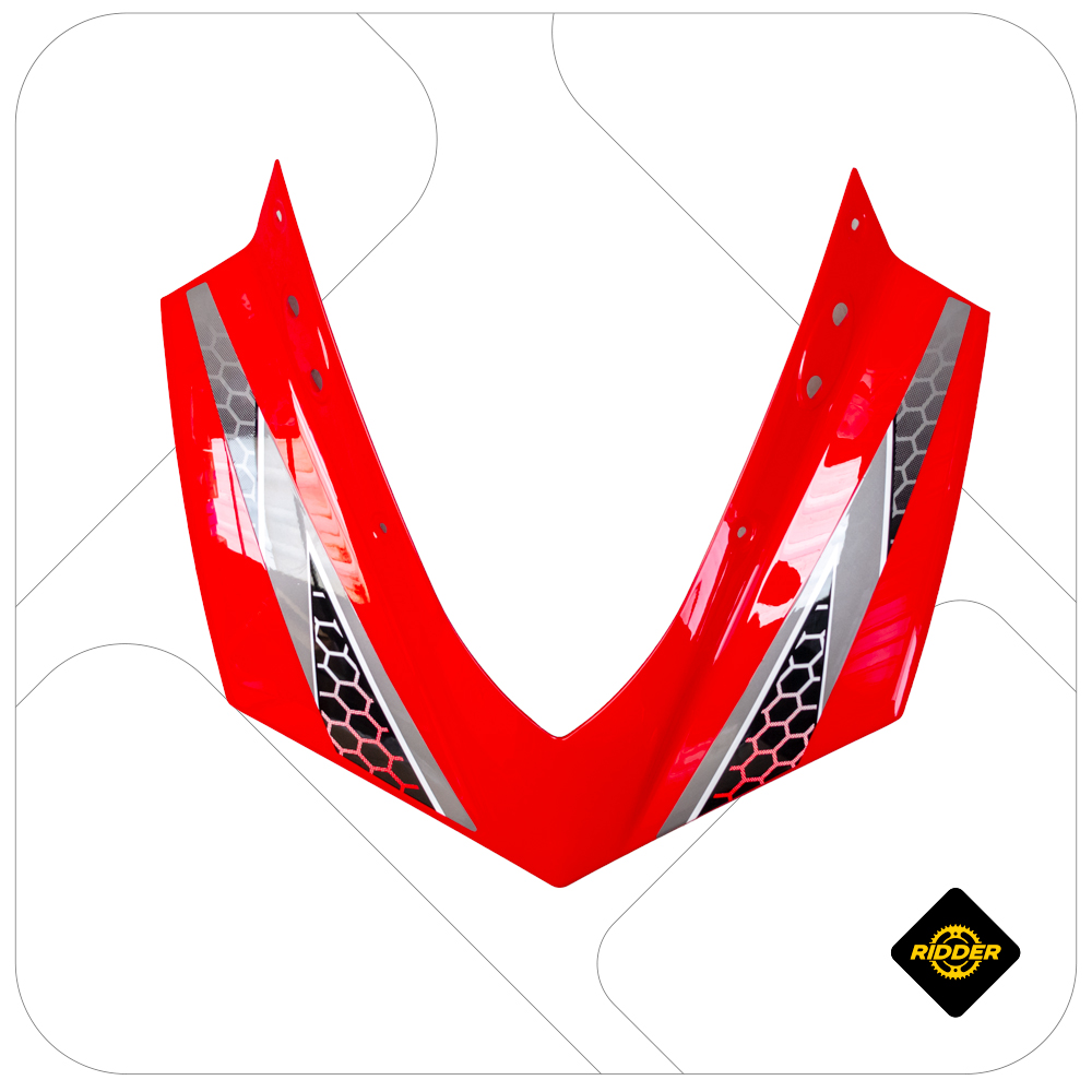 FRONTAL DE MASCARILLA CHIEF II ROJO