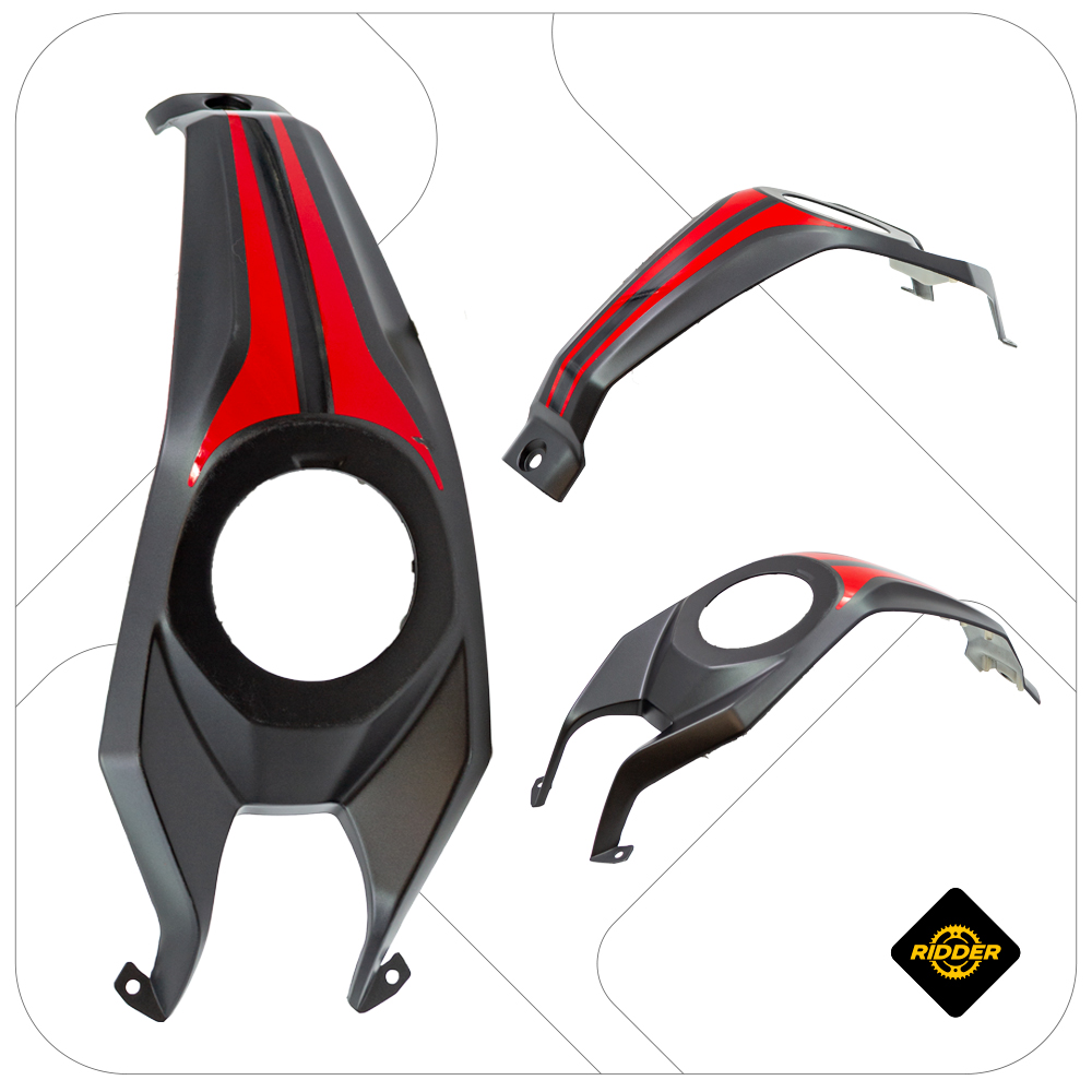 COMPLEMENTO CENTRAL SUPERIOR TANQUE PRO5 ROJO