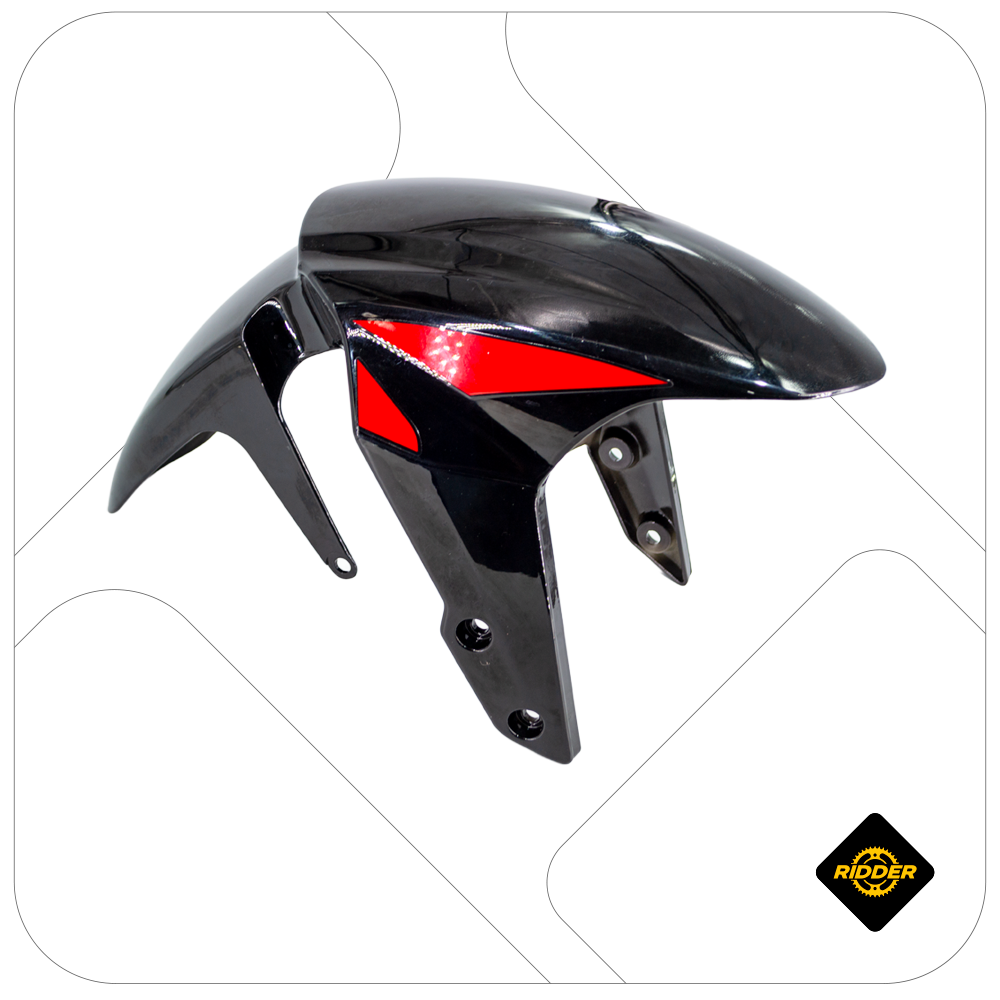 GUARDAFANGO DELANTERO CHIEF II PRO NEGRO/ROJO