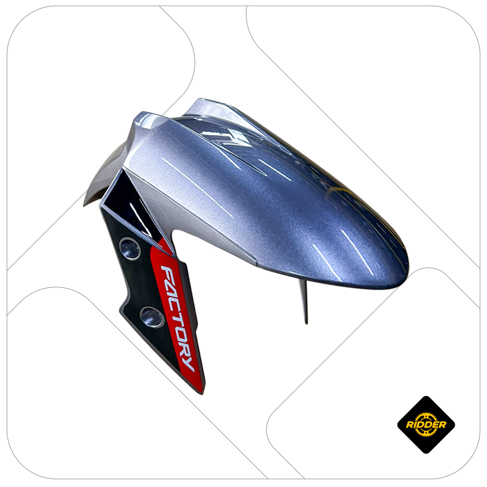 GUARDAFANGO DELANTERO F370 GRIS/NEGRO