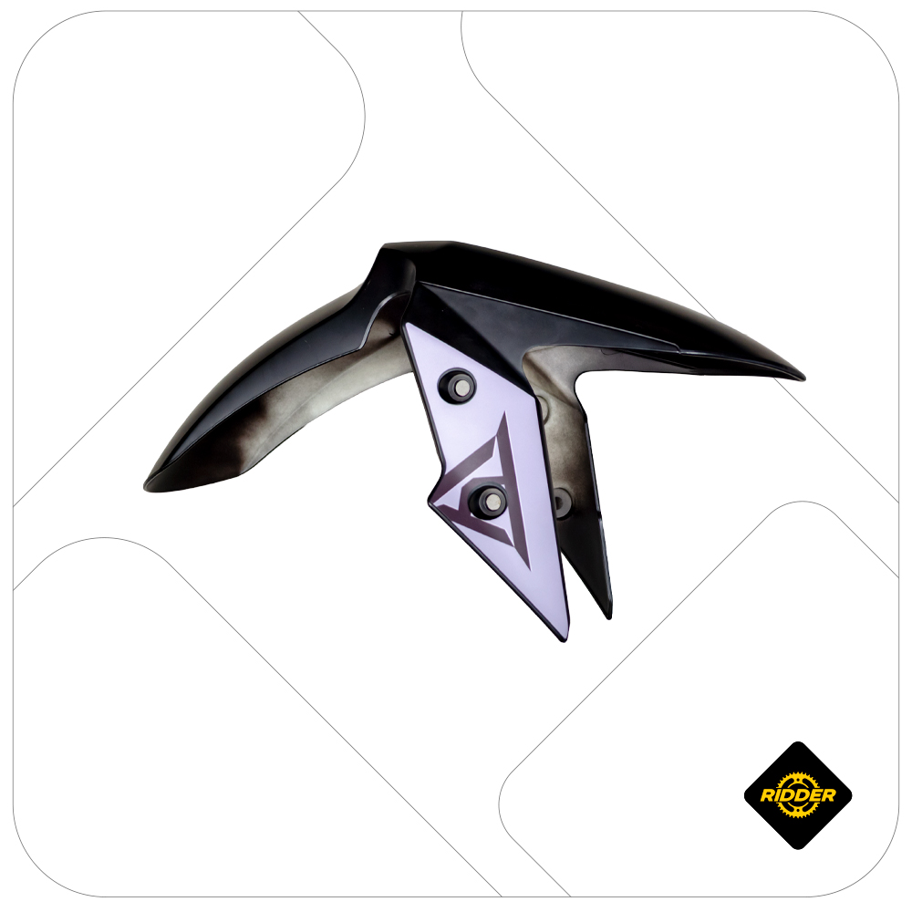GUARDAFANGO DELANTERO F370 SHARK NEGRO MATE