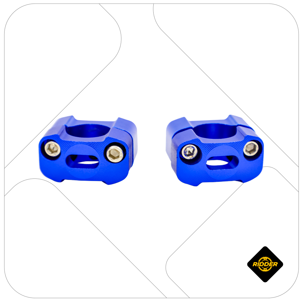 BASE DE TIMON 22 A 28 MM AZUL 