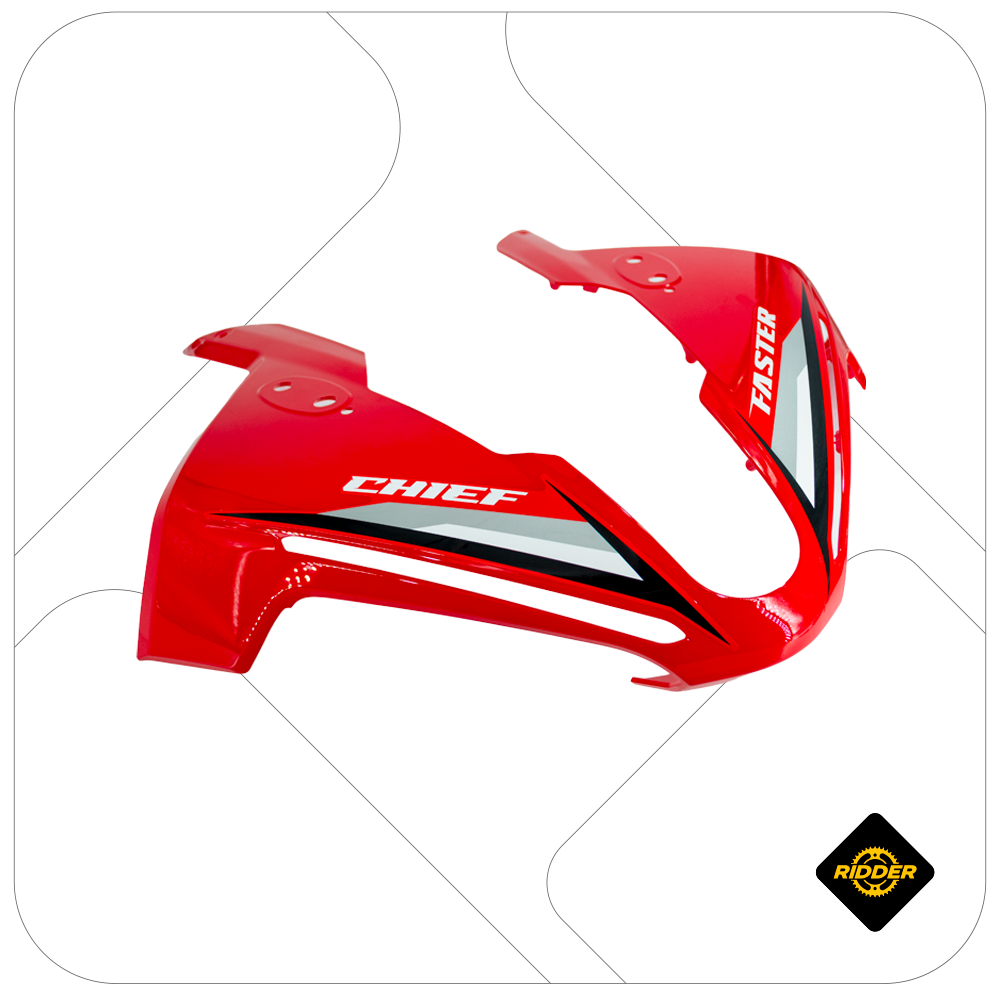 FRONTAL DE MASCARILLA CHIEF 3.0 ROJO