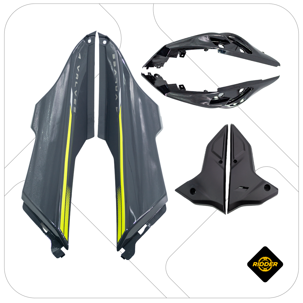 TAPAS POSTERIORES KIT ADV300 VERDE