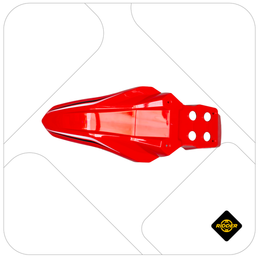 [34002D] GUARDAFANGO DELANTERO RALLY300 ROJO