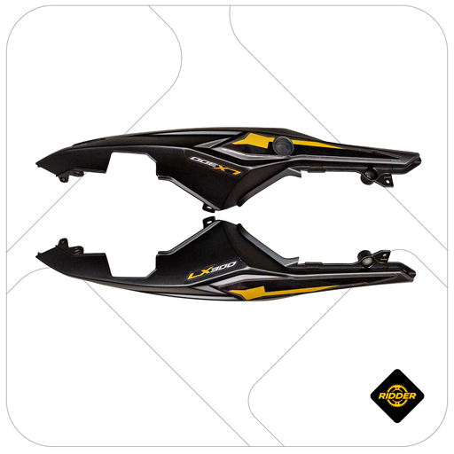 [310022RN] TAPAS POSTERIORES GP300RR NEGRO PAR 